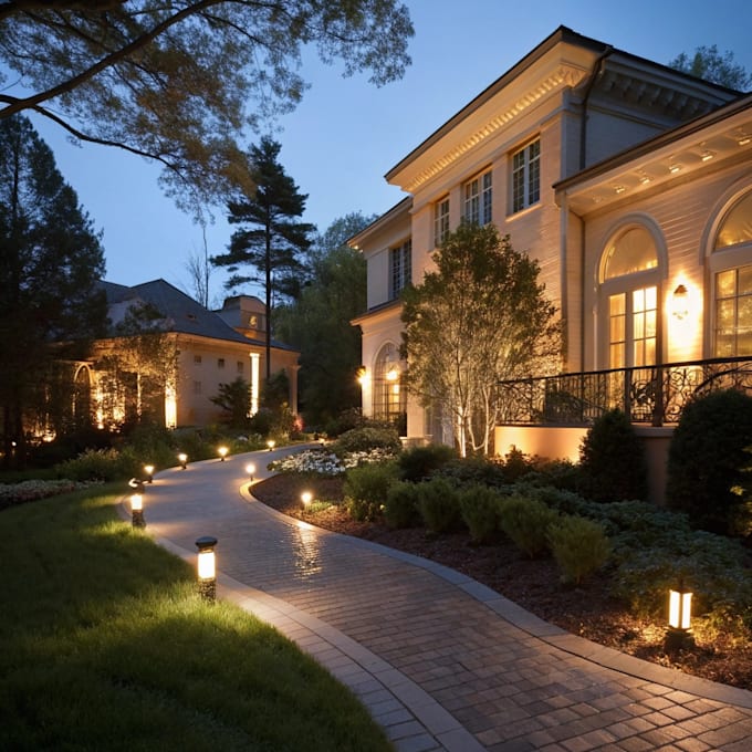 do exterior lighting design, facade or landscape lighting