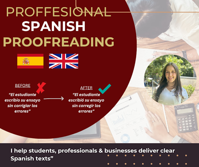 proofreadand edit spanish texts with perfect grammar