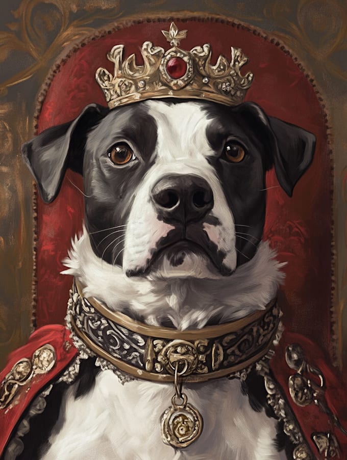 make a custom pet portrait