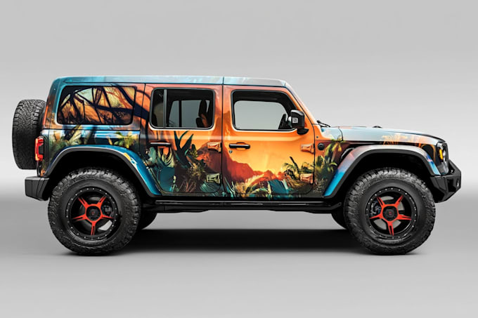 do elegant boat or yacht wrap design