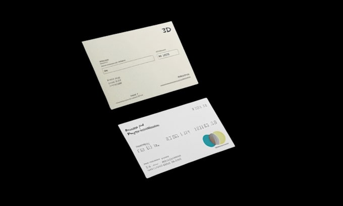 create digital luxury business and visiting card design