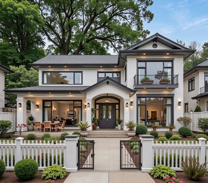do realistic 3d exterior design and rendering
