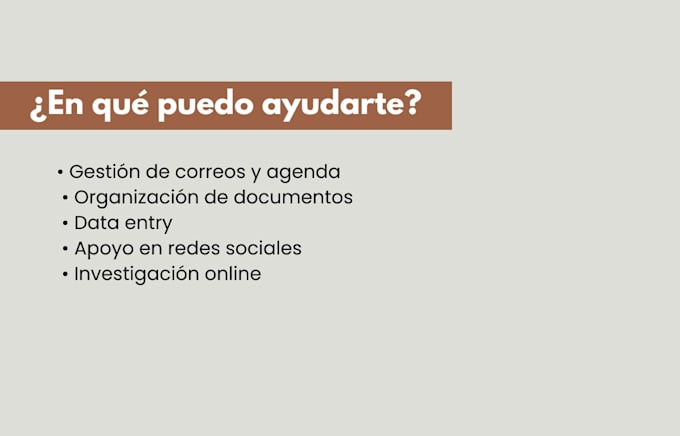 como asistente virtual en tareas administrativas y digitales