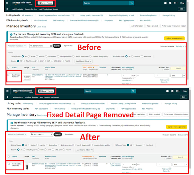 fix amazon listing errors, variation issues using amazon flat file upload
