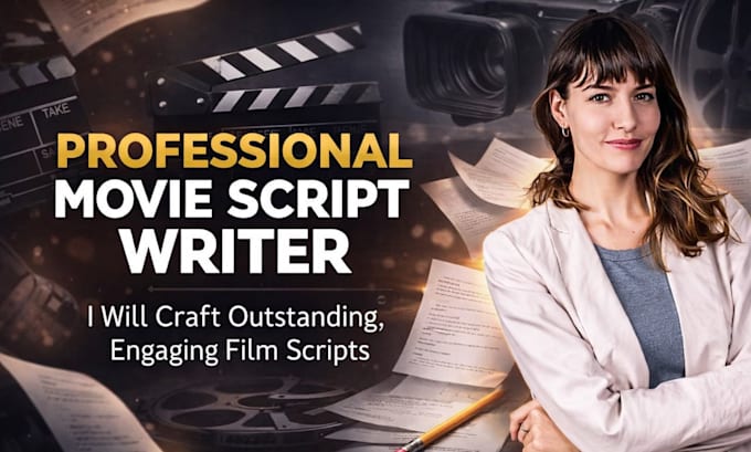 be your movie script writer, movie script writing