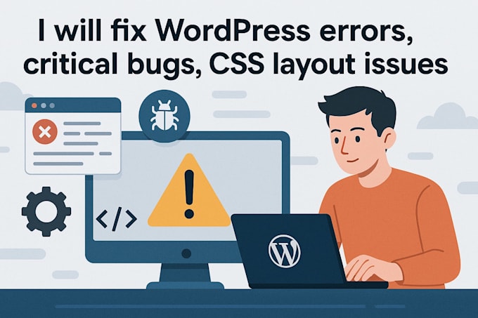 fix wordpress errors, critical bugs, and CSS layout issues