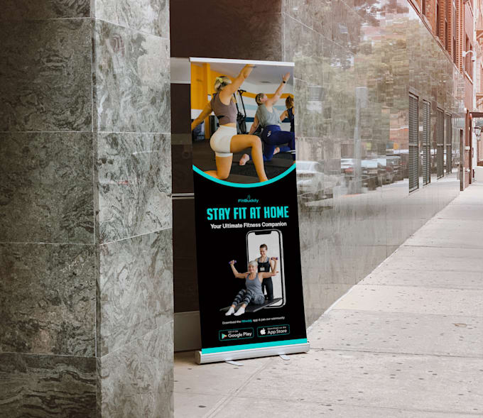 design roll up banner, poster, signage, bill board