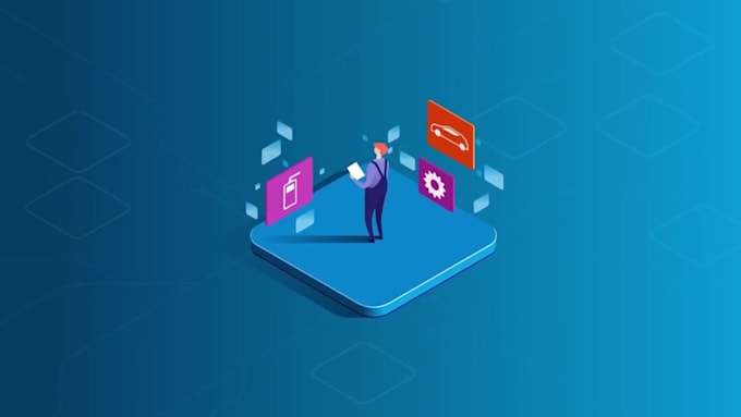 create high quality 2d and 3d isometric explainer video animation