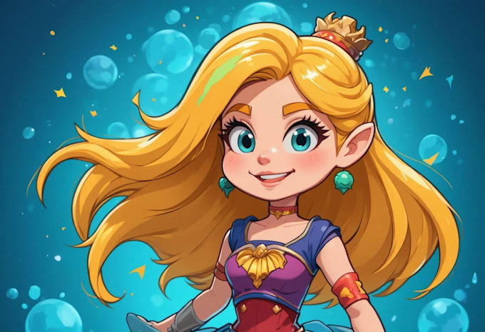 design a cartoon character