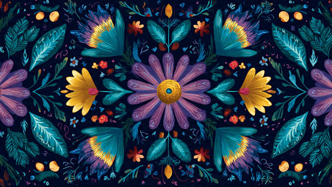 unique, seamless, and catchy pattern design in illustrator