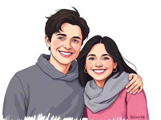 paint a family or couple portrait