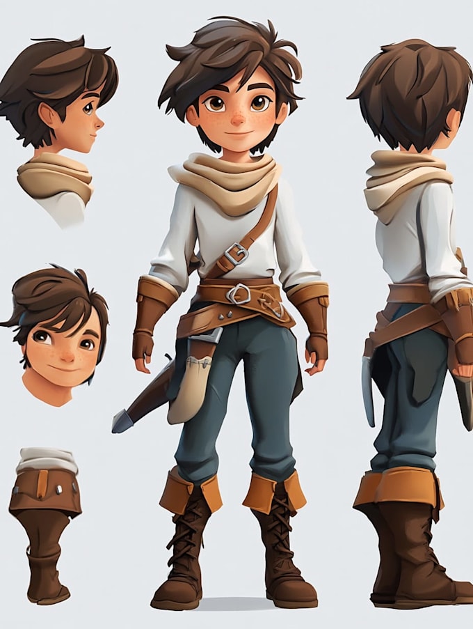 design professional characters for 2d games in unity