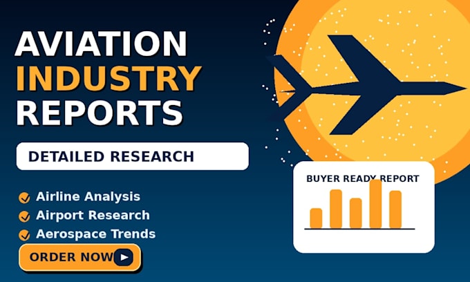 write in depth aviation research reports and industry analysis