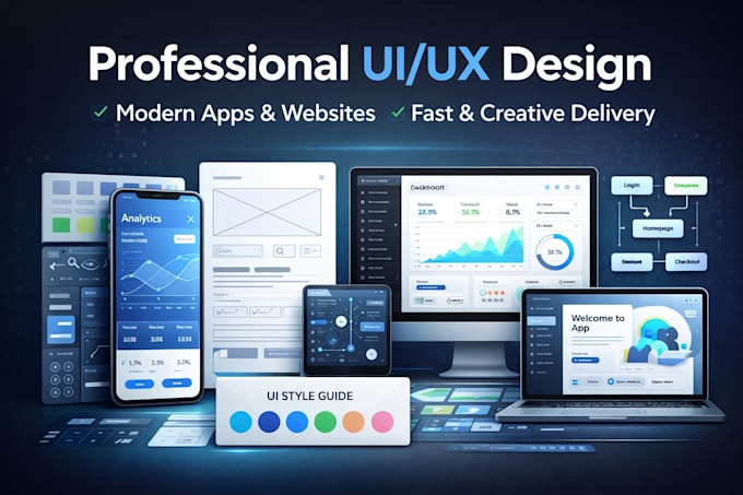 do app design and websites design in figma