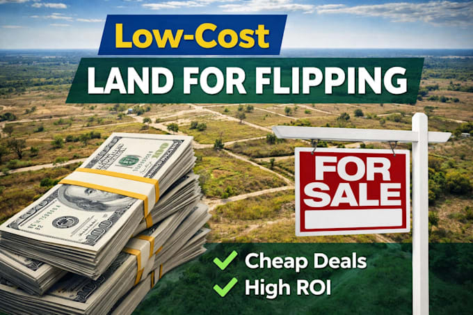 research profitable low cost land for flipping