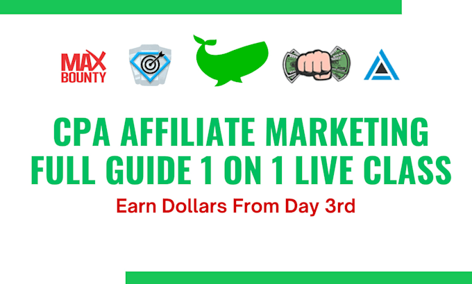 teach CPA affiliate marketing step by step