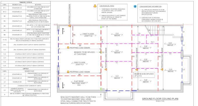 do home extension structural calculations and drawings