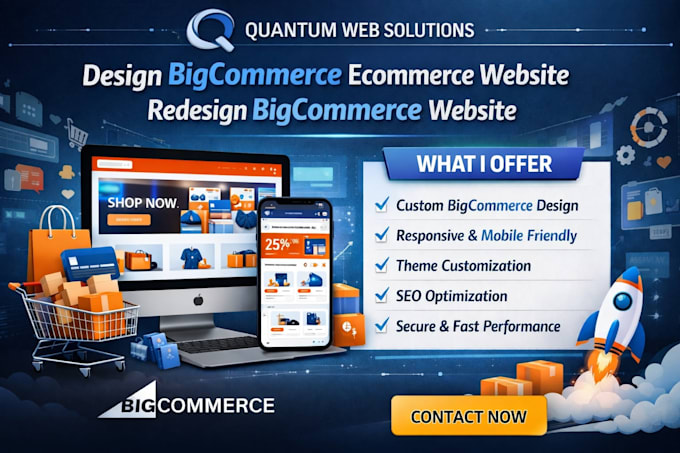 design bigcommerce ecommerce website development redesign bigcommerce website