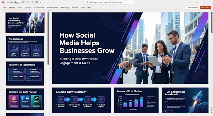 design professional power point presentations and PPT slides