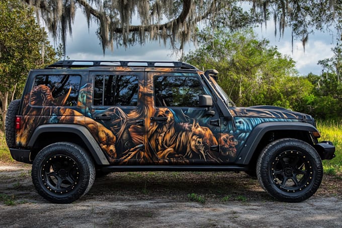 design a professional car or van wrap