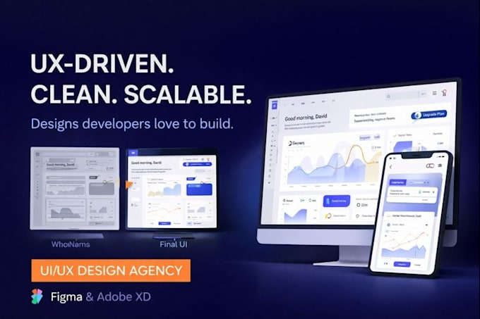 Design modern website ui ux using adobe xd and figma by Bitsynk | Fiverr