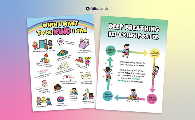 design a poster, brochure or flyer for education or ads