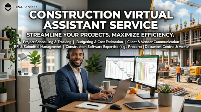 be your construction virtual assistant, estimator, procore, jobtread, planswift