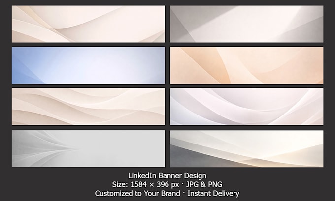 design a linkedin banner background for your personal brand