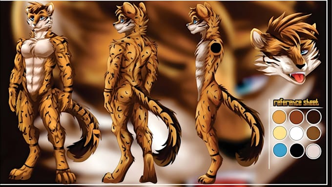draw furry ref sheet, furry reference sheet, anthro ref shet, fursona nsfw sheet