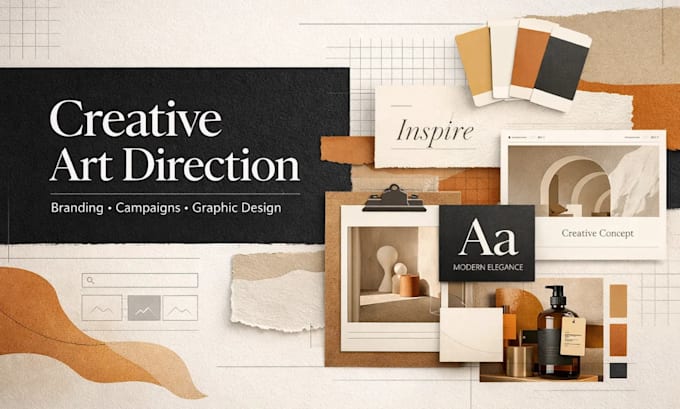 creative art direction for branding, campaigns and creative graphics design