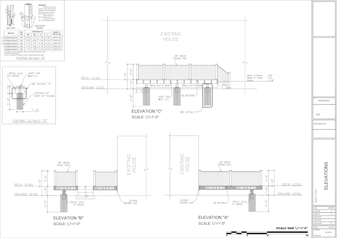 draw 2d deck plans pergola plans patio plans for permit house plans
