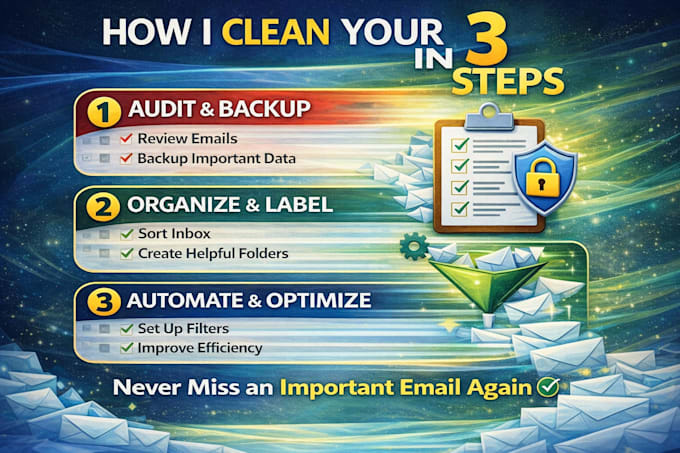 professionally clean and organize your email inbox