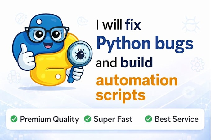 develop python mysql applications and backend systems