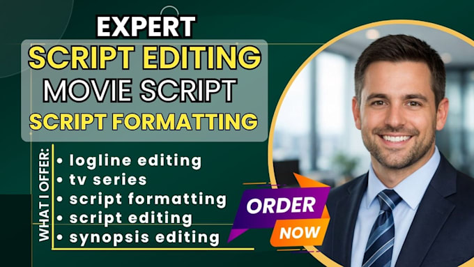 rewrite, edit, and format your screenplay, movie script, and feature film script