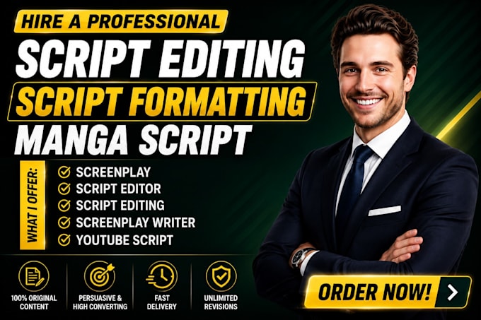 write and edit movie script screenplay film script youtube comedy script editing