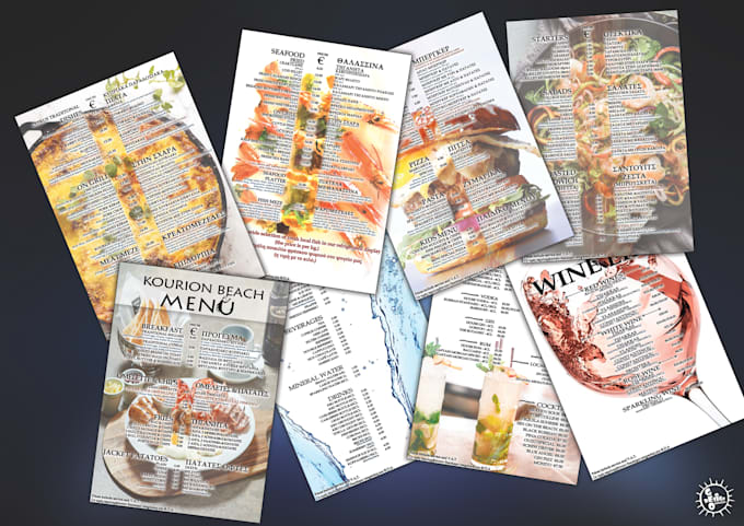 design a unique and stylish menu