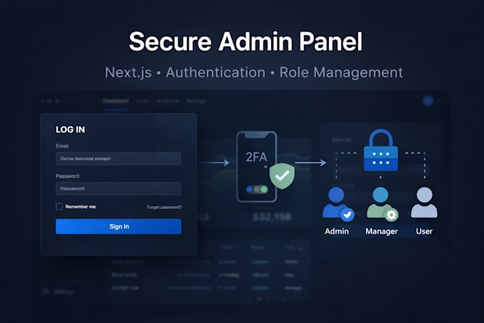 build a saas admin dashboard in next js with authentication and analytics