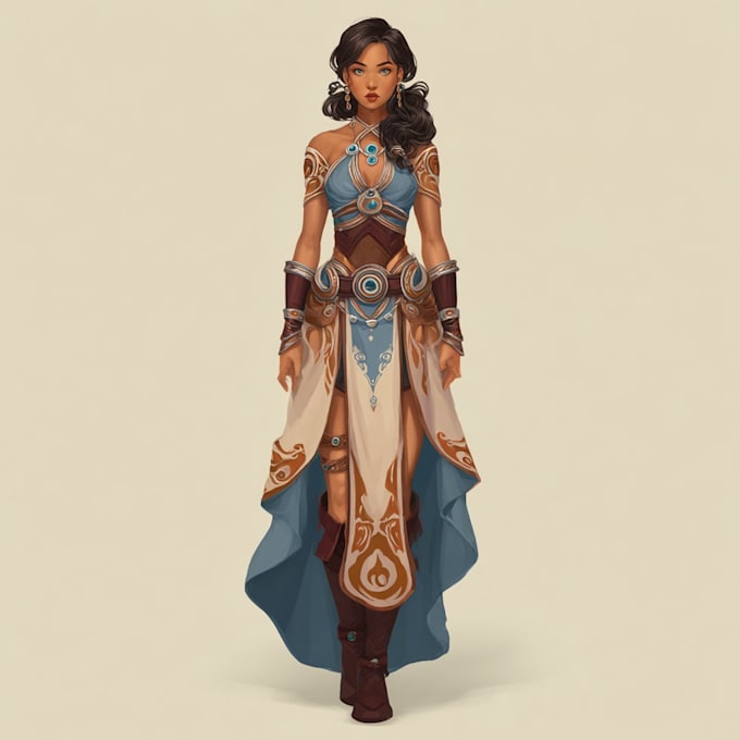 create fantasy concept art, creatures and characters design