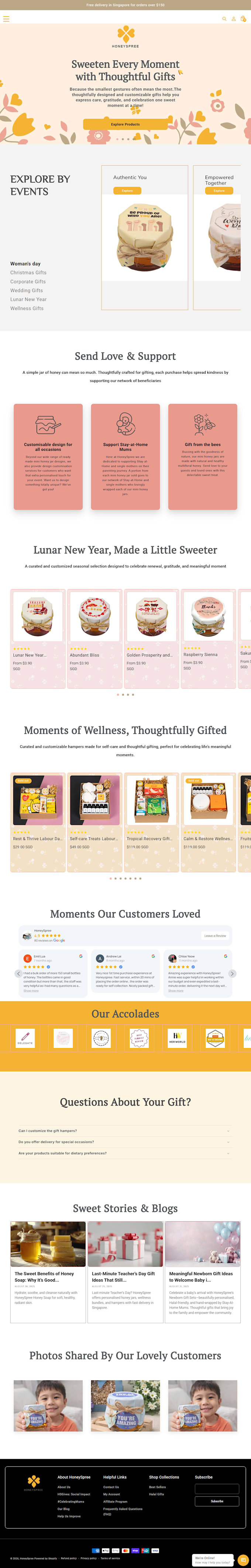 design and structure a clean shopify homepage or landing page