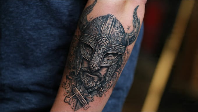 draw custom and realism tattoo design
