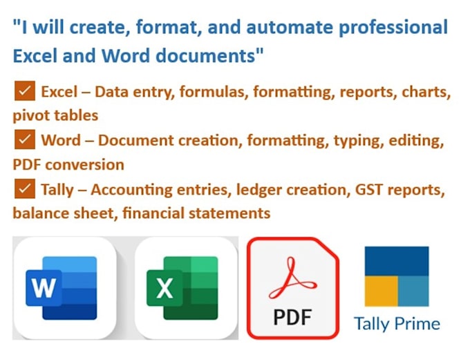clean, format and create professional reports in excel