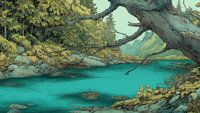 create pen and ink drawings and custom illustrations