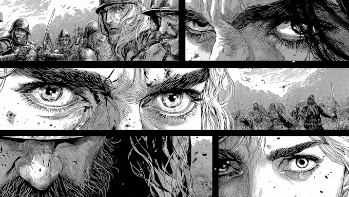 create unique hand drawn illustrations