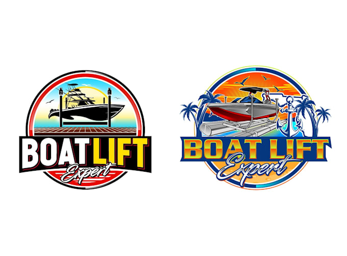design luxury boat logo