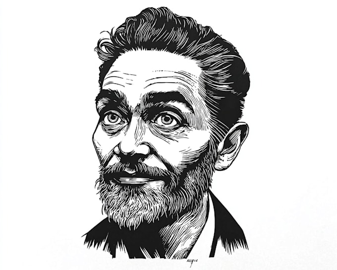 create unique hand carved linocut illustrations for you