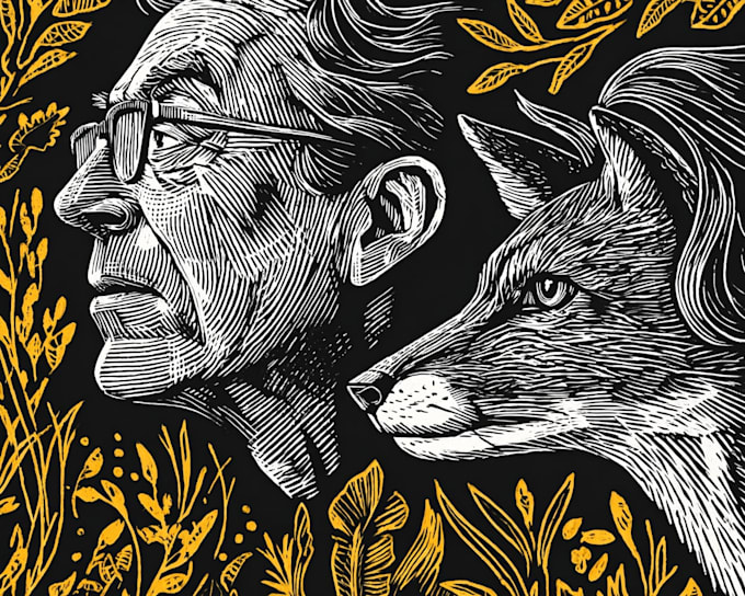 make a custom linocut artwork for prints