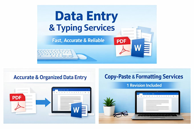 do data entry copy paste work with accuracy