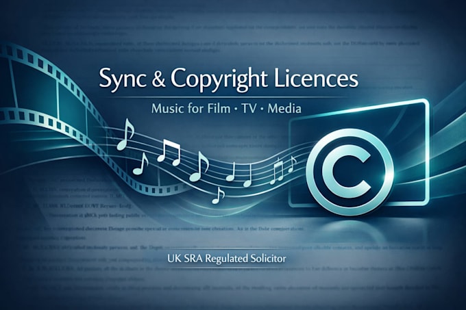 handle music copyright registration and sync licensing agreements