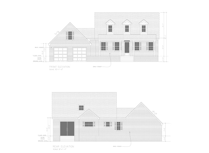 accurate 2d floor plans elevations and house planning