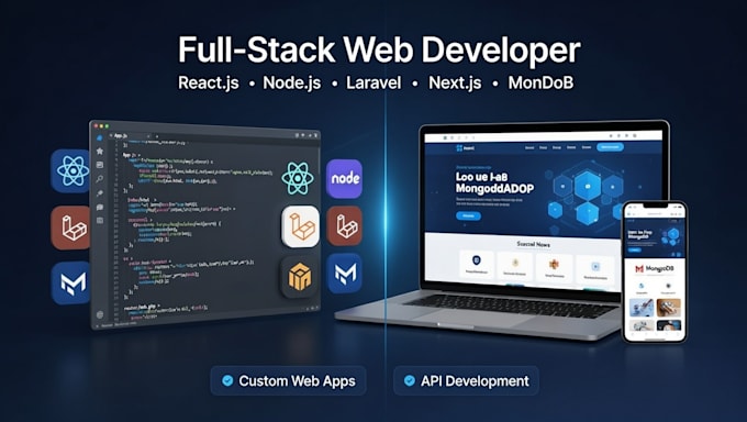 Develop a custom full stack website with modern web technologies by ...